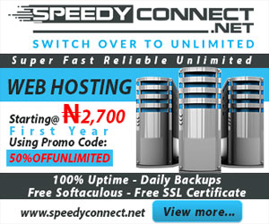 unlimited hosting 2,700 yearly. pay in naira.